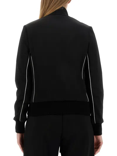 Off-white Jacket High Collar Contrast Piping In Black