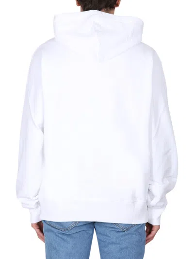 Moschino Men's Teddy Print Sweatshirt In Yellow
