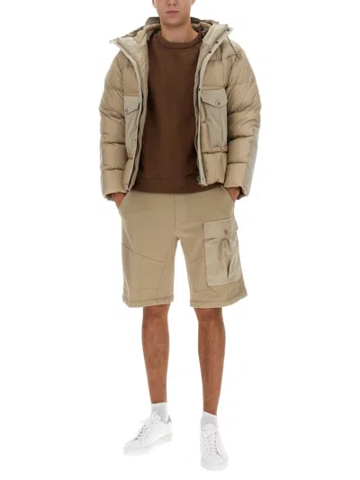Ten C Oversize Quilted Hooded Jacket