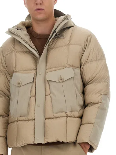 Ten C Oversize Quilted Hooded Jacket