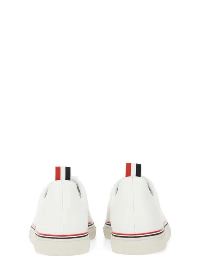 Thom Browne Tricolour-stripe Leather Trainers
