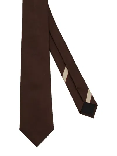 Valentino Diagonal Stripe Pointed Tip Tie