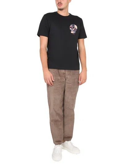Ps By Paul Smith Tie Dye Skull Print T-shirt