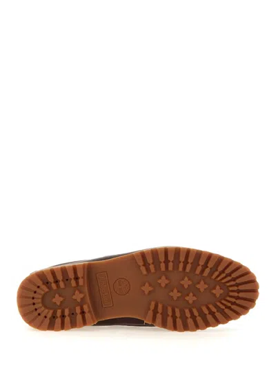 Timberland Leather Boat Moccasin In Brown