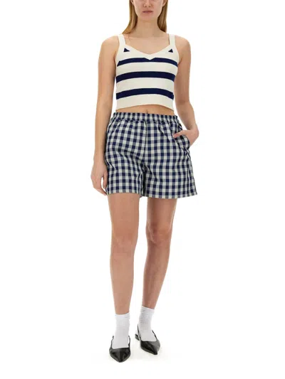 Baum Und Pferdgarten Striped Top In Blue
