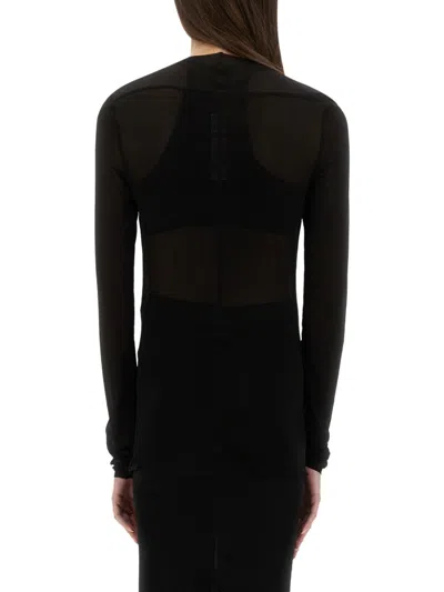 Rick Owens Top Lido In Black