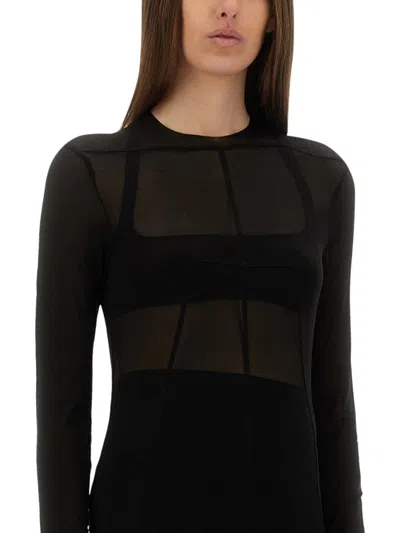 Rick Owens Top Lido In Black