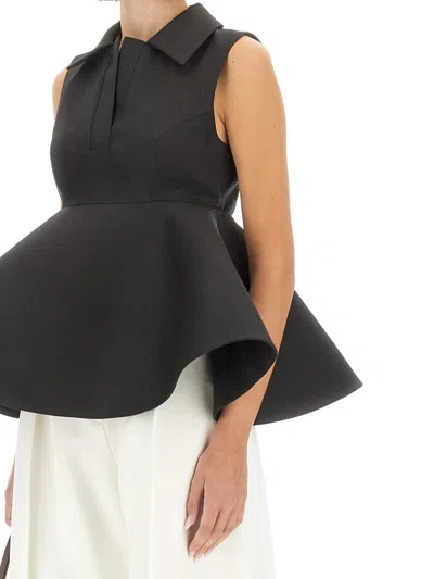 Jacquemus Le Haut Spalla Top In Black