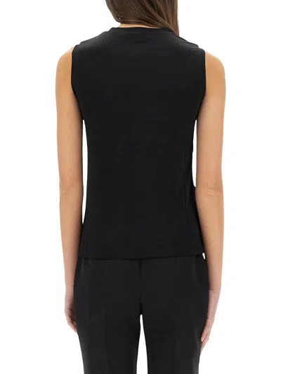 Alexander Mcqueen Women's Top A Inserts Top In Black