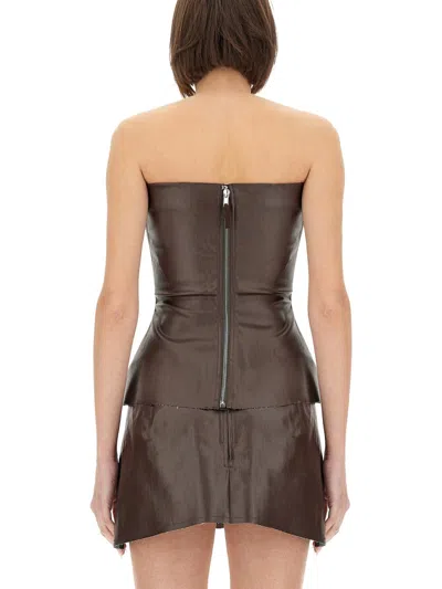 Rick Owens Top In Brown
