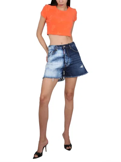Dsquared2 Dsquared Women Top Cropped In Orange