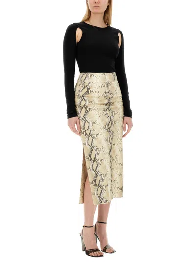 Helmut Lang Top Cut Out In Black