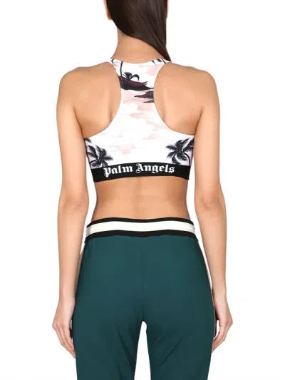Palm Angels Top Sportsman In Metallic