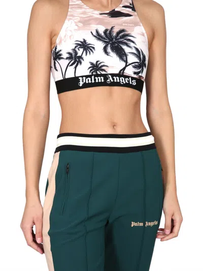 Palm Angels Top Sportsman In Metallic