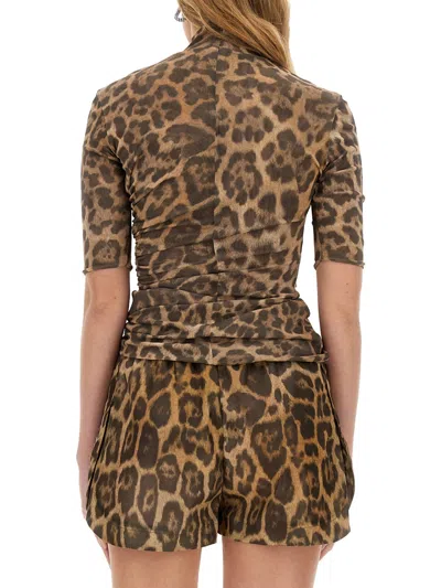 Stella Mccartney Stella Mc Cartney Top With Animal Pattern In Multi
