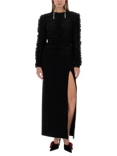 Magda Butrym Tops With Ruches In Black