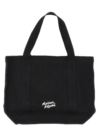 Maison Kitsuné Maison Kitsun Tote Bag With Logo
