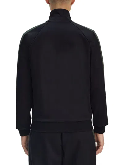 Fred Perry Track Jacket In Black