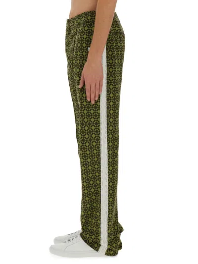 Wales Bonner Power Straight-leg Track Pants In Green
