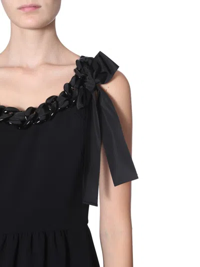 Moschino Tubino Dress In Black