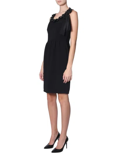 Moschino Tubino Dress In Black