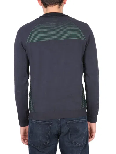 Hugo Boss Boss Turtleneck Jersey In Blue