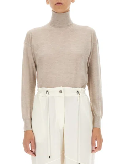 Tom Ford Turtleneck Long-sleeved Knit Jumper In Gray