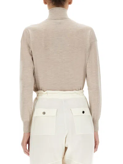 Tom Ford Turtleneck Long-sleeved Knit Jumper In Gray