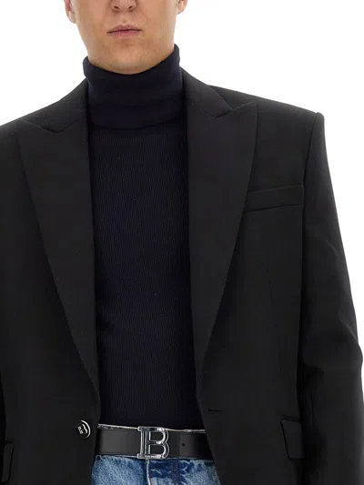Balmain Logo-patched High-neck Sweater