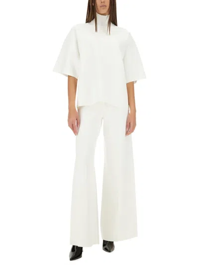 Theory High-neck T-shirt In White