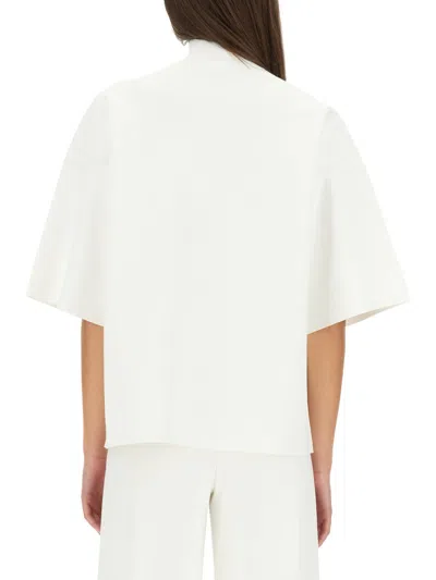 Theory High-neck T-shirt In White