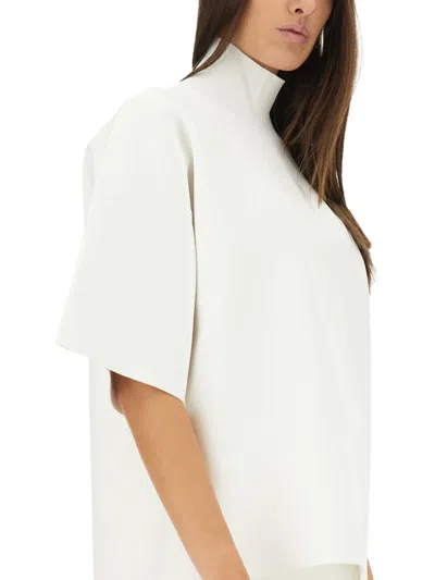 Theory High-neck T-shirt In White