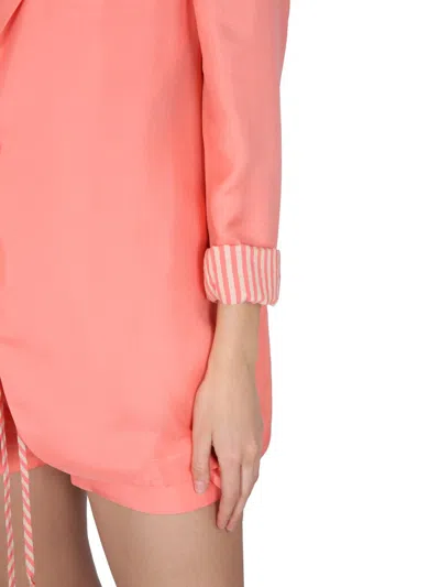 Alysi Twill Jacket In Pink