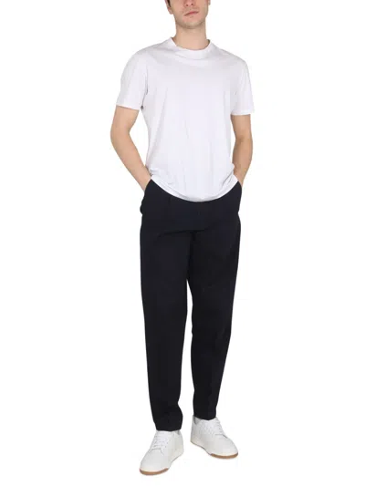 Ps By Paul Smith Ps Paul Smith Twill Pants In Blue