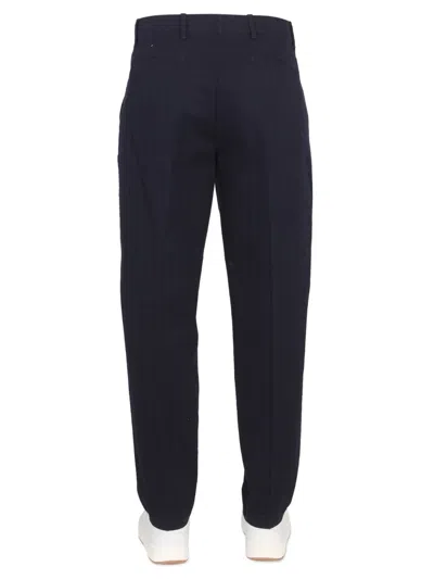 Ps By Paul Smith Ps Paul Smith Twill Pants In Blue