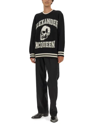 Alexander Mcqueen Alexander Mc Queen Skull Sweater In Black
