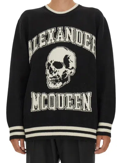 Alexander Mcqueen Alexander Mc Queen Skull Sweater In Black
