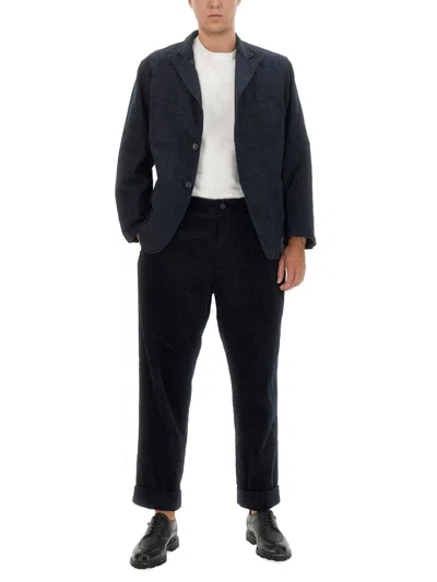 Engineered Garments Velvet Pants In Blue