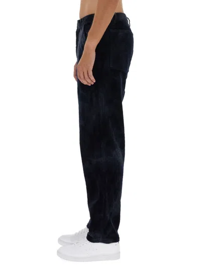 Comme Des Garçon Shirt Velvet Pants In Blue