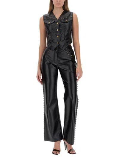 Moschino Jeans Vest With Buttons In Black