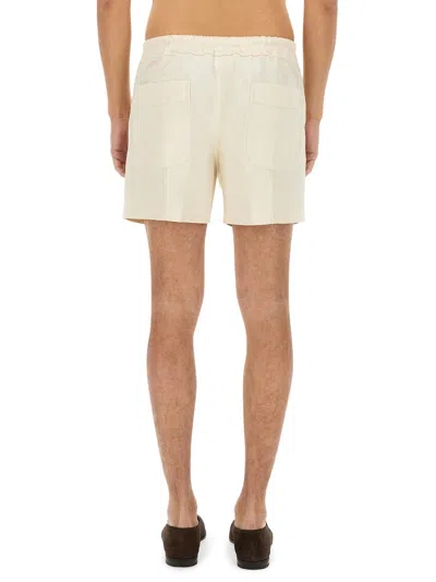 Tom Ford Viscose Blend Shorts In Black