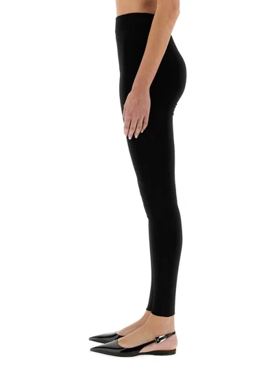Fabiana Filippi Viscose Leggings In Black