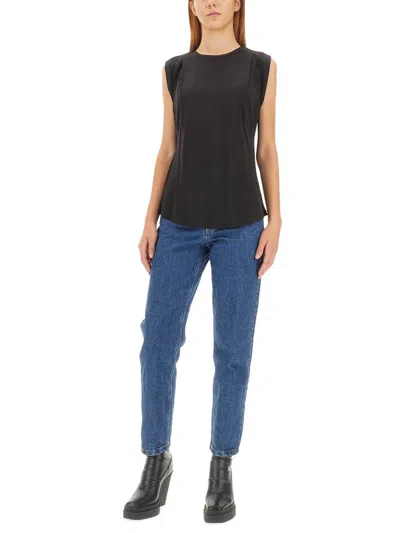 Michael Kors Crew Nk Pleat Shldr Top Top-wear