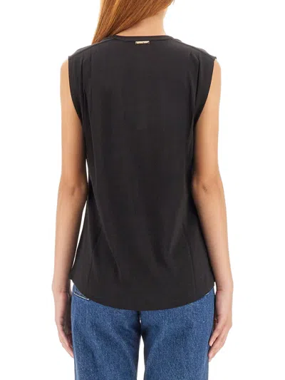 Michael Kors Crew Nk Pleat Shldr Top Top-wear