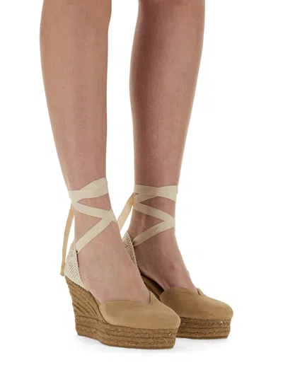 Manebi Hamptons Espadrilles In Neutral