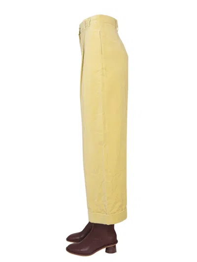 Alysi Wide Pants In Yellow