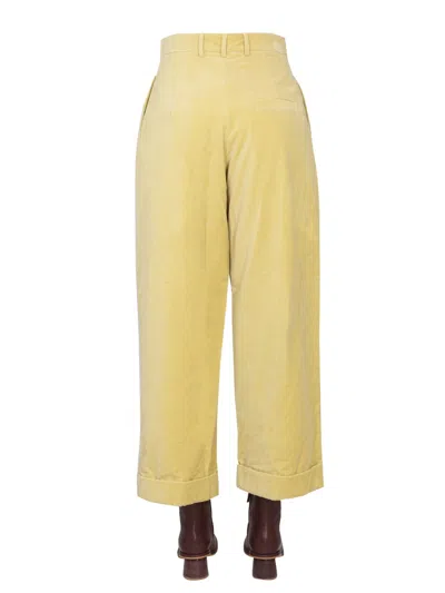 Alysi Wide Pants In Yellow