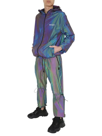 Marcelo Burlon County Of Milan Marcelo Burlon Wind Jacket In Blue