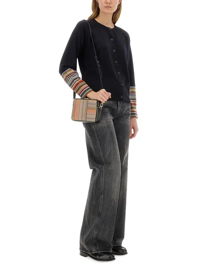 Paul Smith Womens Knitted Cardigan Button Thru In Black