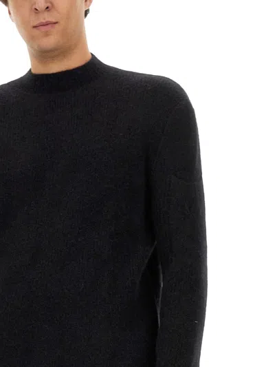 Rick Owens Cotton Long Sleeve T-shirt In Black